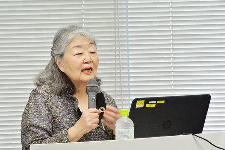 【教育の視点から】講演者：松村泰子さん（公益財団法人 日本女性学習財団理事長）